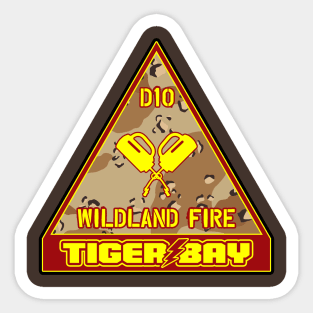 Tiger Bay Desert Camo Sticker